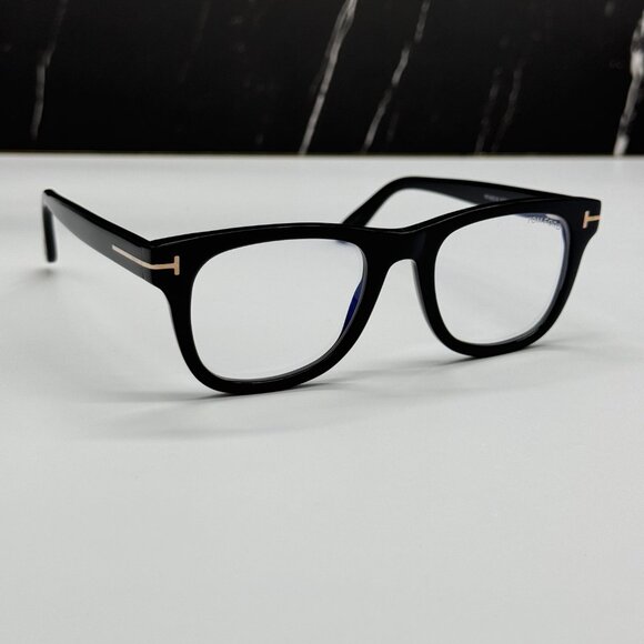 NEW TOM FORD TF5820/B 001 UNISEX EYEGLASSES BLACK FT5820/B 001 - Picture 4 of 7